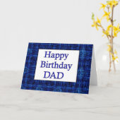 Gelukkige DAD van de Verjaardag Kaart (Gele Bloem)