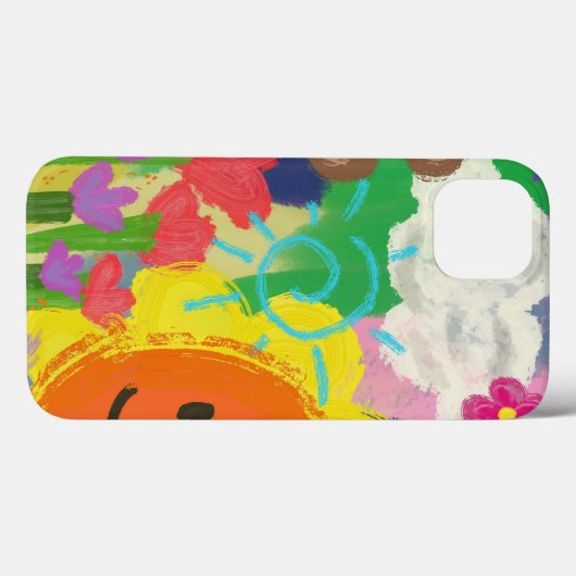 Gelukkige Dag Abstract Case-Mate iPhone Case (Achterkant (horizontaal))