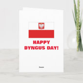 GELUKKIGE DAG DYNGUS KAART (Achterkant)
