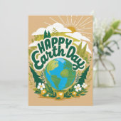 gelukkige dag kaart (Staand voorkant)