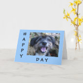 Gelukkige Dag Kaart (Gele Bloem)