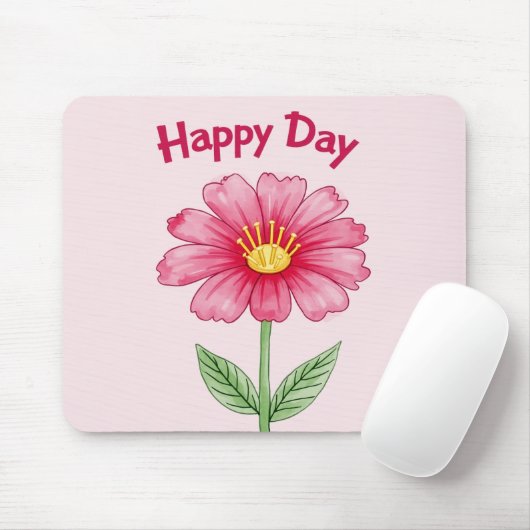 gelukkige dag muismat (Met muis)