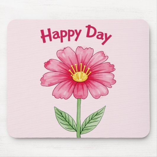 gelukkige dag muismat (Voorkant)