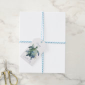 Gelukkige Dag van de Aarde Schildpadontwerp Cadeaulabel (Met Touw)