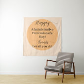 Gelukkige Dag van de Administratieve Professionals Wandkleed (In situ)
