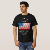 Gelukkige Dag van de Arbeid 2023 Amerikaanse Dag v T-shirt (Voorkant volledig)