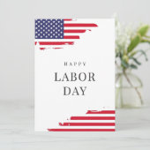 Gelukkige Dag van de Arbeid Bedankkaart (Staand voorkant)