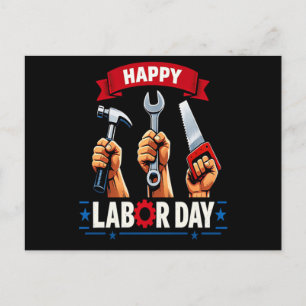 Gelukkige Dag van de Arbeid Feestdagenkaart