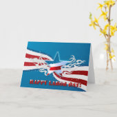 Gelukkige Dag van de Arbeid Kaart (Gele Bloem)