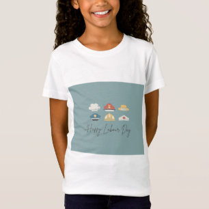 Gelukkige Dag van de Arbeid ontwerp T-shirt