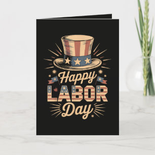 Gelukkige Dag van de Arbeid Patriottische Viering  Feestdagen Kaart
