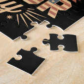 Gelukkige Dag van de Arbeid Patriottische Viering Legpuzzel (Zijkant)