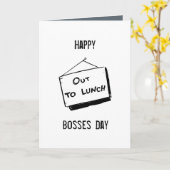 gelukkige dag van de bazen kaart (Gele Bloem)