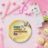gelukkige dag van de grootouders papieren bordje (Feest)