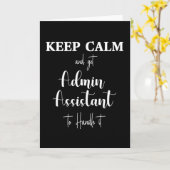 Gelukkige dag van de secretaris. Administratieve b Kaart (Gele Bloem)