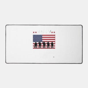 Gelukkige Dag van de Veteranen Vlag Silhouet Vecto Bureaumat
