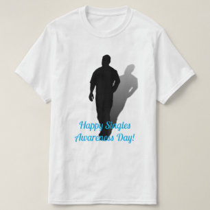 Gelukkige Dag van het Single Zijn T-shirt