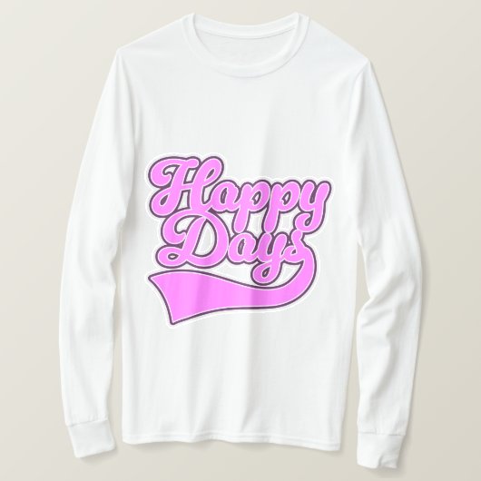 Gelukkige Dagen T-shirt (Design voorkant)