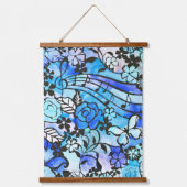 Gelukkige dagen zijn hier weer hangend wandkleed (Voorkant)