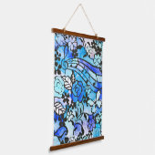 Gelukkige dagen zijn hier weer hangend wandkleed (Gebogen)