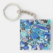 Gelukkige dagen zijn hier weer sleutelhanger (voorkant)