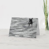 Gelukkige de pensioneringskaart van Surfer Kaart (Achterkant)