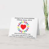 Gelukkige de slag-Slag van de Verjaardag Humor Kaart (Achterkant)