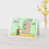 Gelukkige de slag-Slag van de Verjaardag Humor Kaart (Gele Bloem)