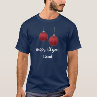 Gelukkige decoraties t-shirt