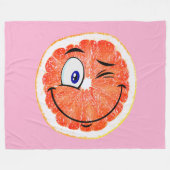 GELUKKIGE DEKEN! FLEECE DEKEN (Voorkant (Horizontaal))