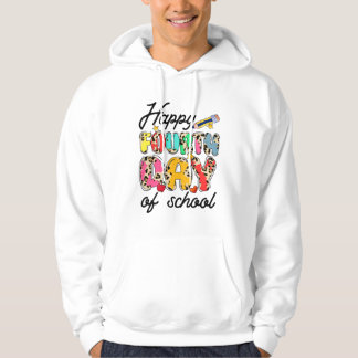 Gelukkige derde schooldag 2 hoodie