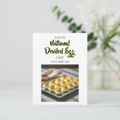 Gelukkige Deviled Egg Dag | 2 november Briefkaart (Staand voorkant)