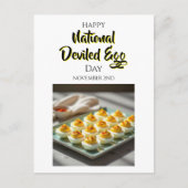 Gelukkige Deviled Egg Dag | 2 november Briefkaart (Voorkant)