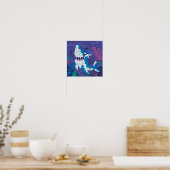 Gelukkige diepzeehaai poster (Keuken)