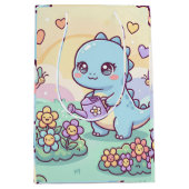 Gelukkige Dino Tuin Medium Cadeauzakje (Voorkant)