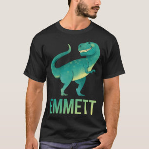 Gelukkige Dinosaurus - Emmett Naam T-shirt