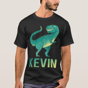 Gelukkige Dinosaurus - Kevin Name T-shirt
