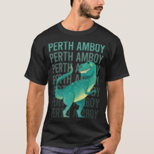 Gelukkige dinosaurus Perth Amboy T-shirt