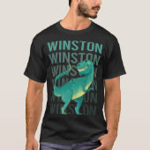 Gelukkige dinosaurus Winston T-shirt (Voorkant)