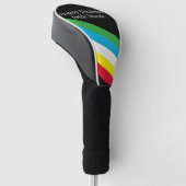 Gelukkige Disability Pride Month Golfheadcover (Schuin)