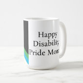 Gelukkige Disability Pride Month Koffiemok (Voorkant rechts)