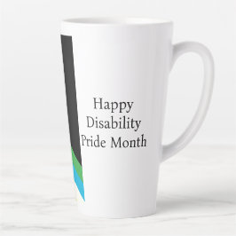 Gelukkige Disability Pride Month Latte Mok