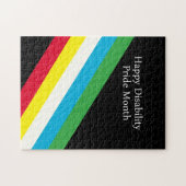 Gelukkige Disability Pride Month Legpuzzel (Horizontaal)