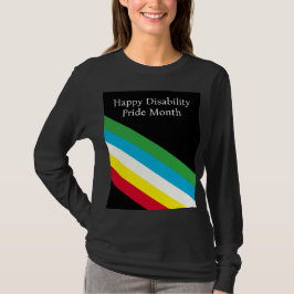 Gelukkige Disability Pride Month T-shirt