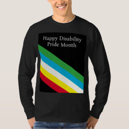 Gelukkige Disability Pride Month T-shirt