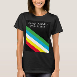 Gelukkige Disability Pride Month T-shirt