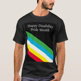 Gelukkige Disability Pride Month T-shirt