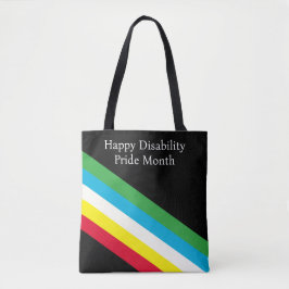 Gelukkige Disability Pride Month Tote Bag