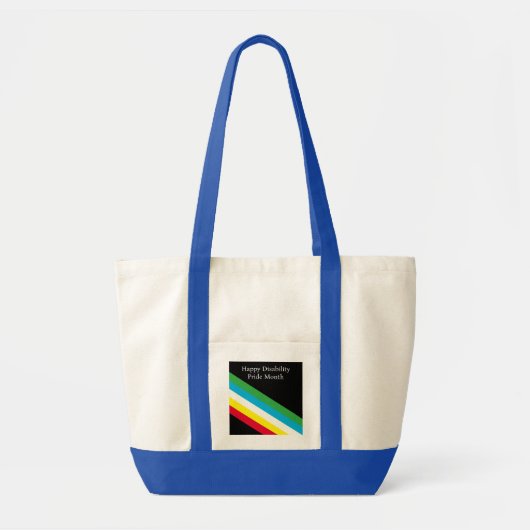 Gelukkige Disability Pride Month Tote Bag (Voorkant)