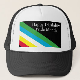Gelukkige Disability Pride Month Trucker Pet